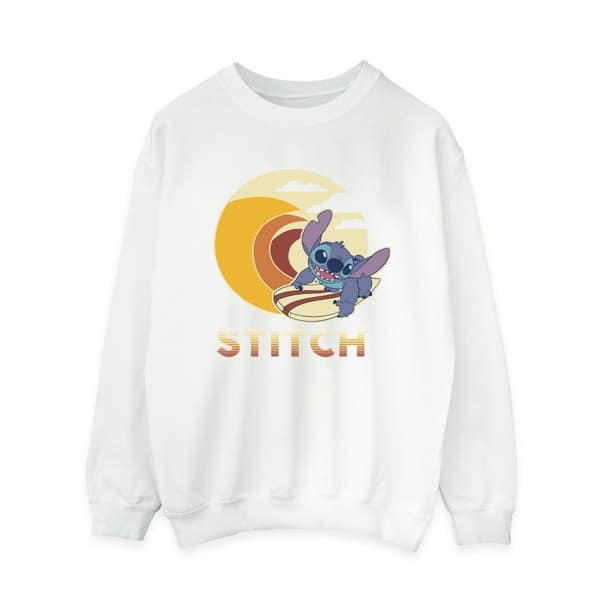 Disney Lilo & Stitch - Sweatshirt med sommarvågor för kvinnor/damer
