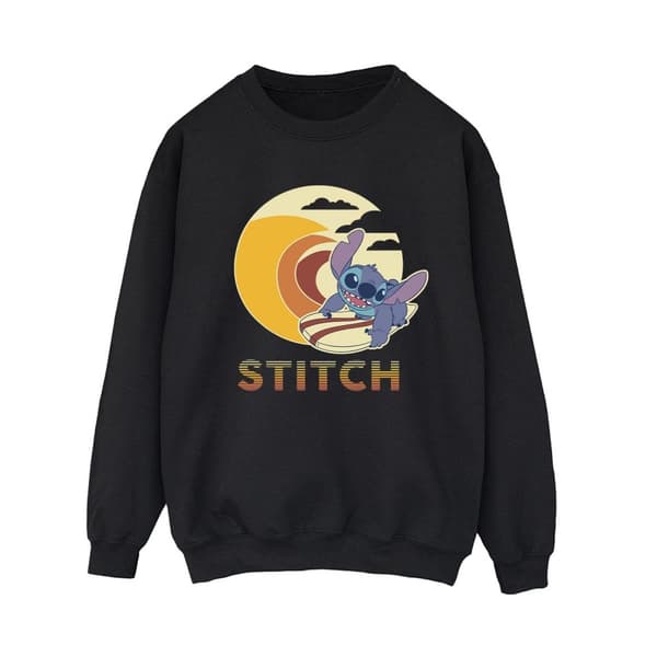 Disney Lilo & Stitch - Sweatshirt med sommarvågor för kvinnor/damer
