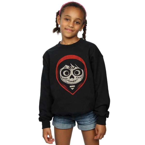 Disney Girls Coco Miguel Skeleton Face Hood Sweatshirt