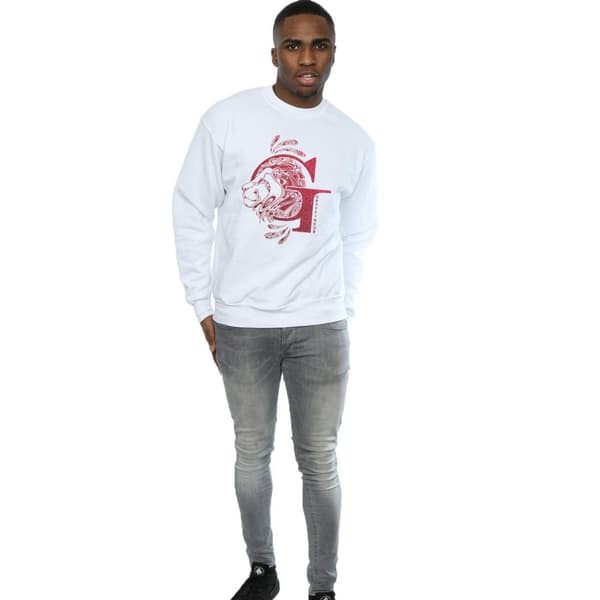 Harry Potter Mens Gryffindor Glitter Sweatshirt