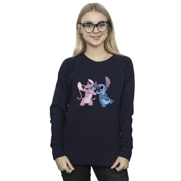 Disney Dam/Tjej Lilo & Stitch Kisses Sweatshirt