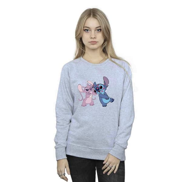Disney Dam/Tjej Lilo & Stitch Kisses Sweatshirt