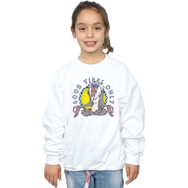 Disney Girls The Lion King Rafiki Good Vibes Only Sweatshirt