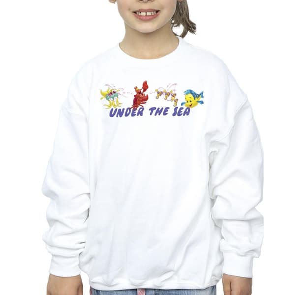 Disney Girls The Little Mermaid Under The Sea Sweatshirt
