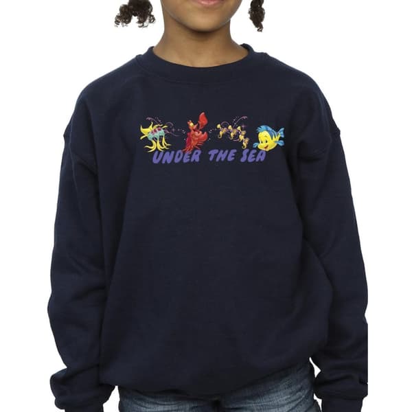 Disney Girls The Little Mermaid Under The Sea Sweatshirt
