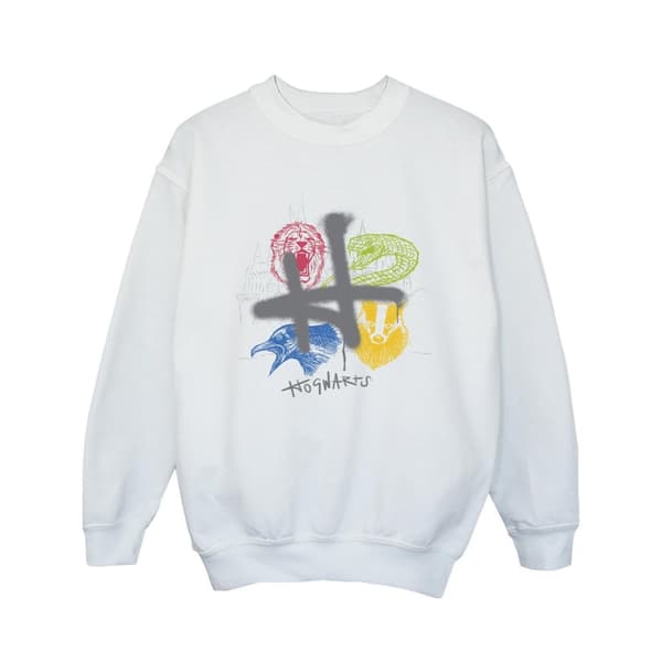 Harry Potter Girls Emblems H Spray Sweatshirt