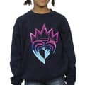 Miniatyrbilde 3 av 4: Disney Girls Descendants Pink Crown Sweatshirt