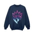 Miniatyrbilde 1 av 4: Disney Girls Descendants Pink Crown Sweatshirt
