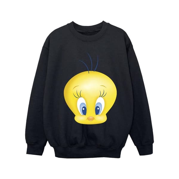 Looney Tunes Girls Tweety Face Sweatshirt
