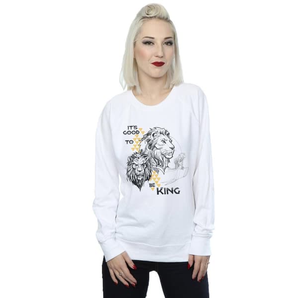 Disney Dam/Tjej Lejonkungen Film Det Är Bra Att Vara Kung Sweatshirt