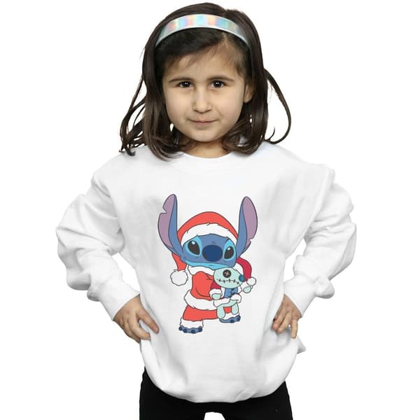 Disney Lilo And Stitch Stitch-jultröja för flickor