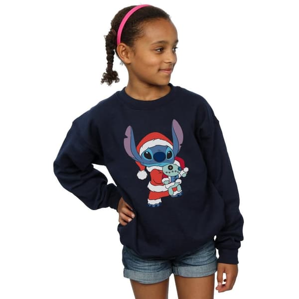 Disney Lilo And Stitch Stitch-jultröja för flickor