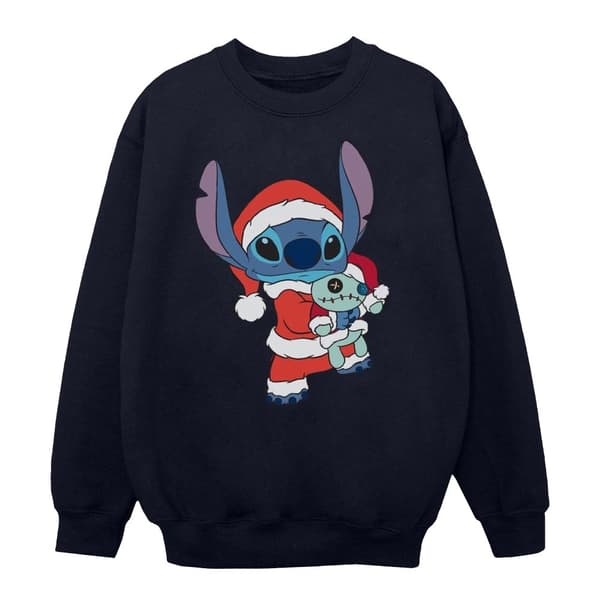 Disney Lilo And Stitch Stitch-jultröja för flickor