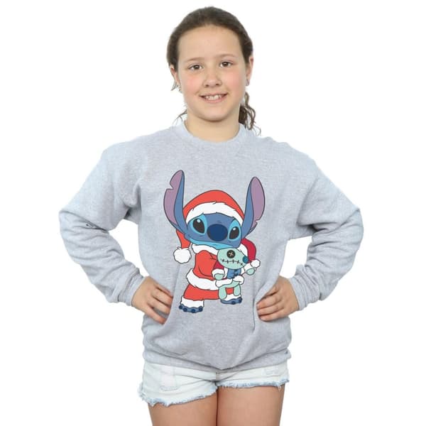 Disney Lilo And Stitch Stitch-jultröja för flickor