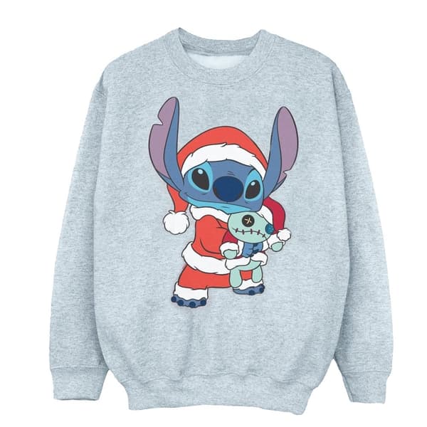 Disney Lilo And Stitch Stitch-jultröja för flickor