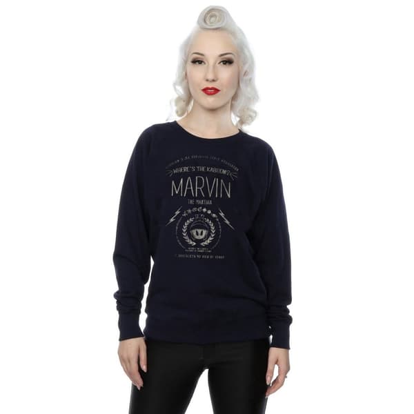Looney Tunes Womens/Ladies Marvin The Martian Where´s The Kaboom Sweatshirt