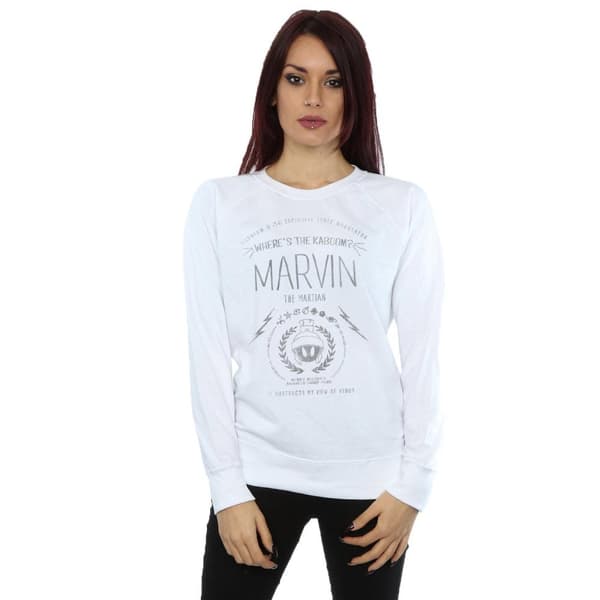 Looney Tunes Womens/Ladies Marvin The Martian Where´s The Kaboom Sweatshirt