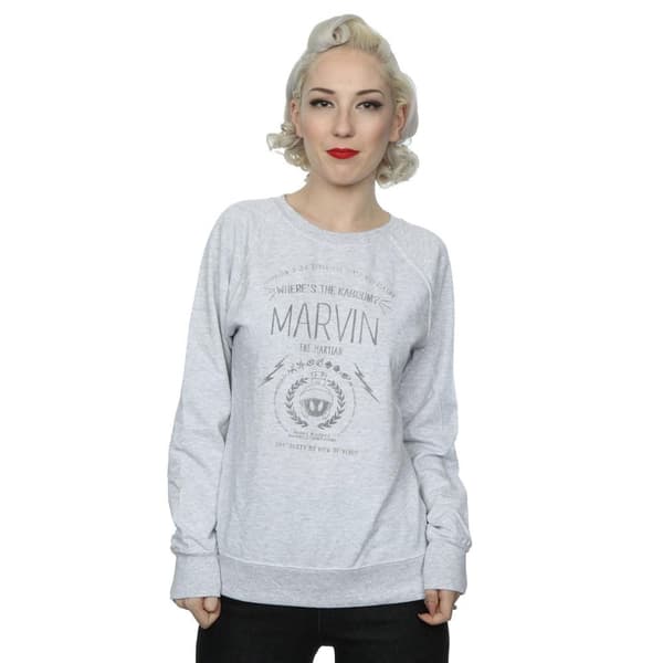 Looney Tunes Womens/Ladies Marvin The Martian Where´s The Kaboom Sweatshirt