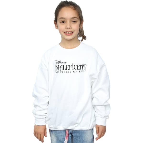Disney Girls Maleficent Mistress Of Evil Logo Sweatshirt