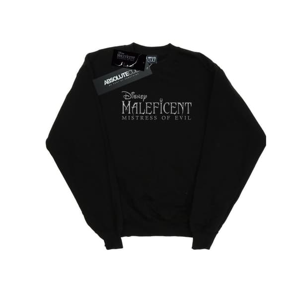 Disney Girls Maleficent Mistress Of Evil Logo Sweatshirt