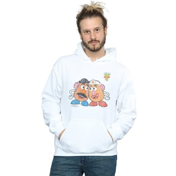 Disney Mens Toy Story 4 Mr And Mrs Potato Head Hoodie