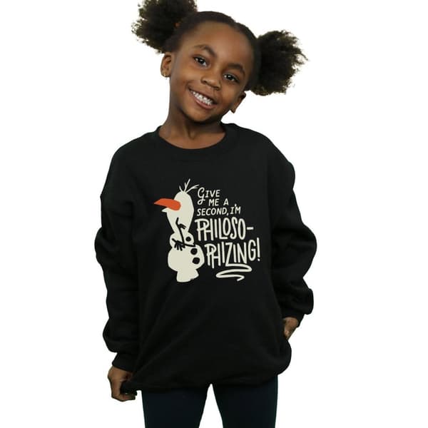 Disney Girls Frozen 2 Olaf Philosophizing Sweatshirt