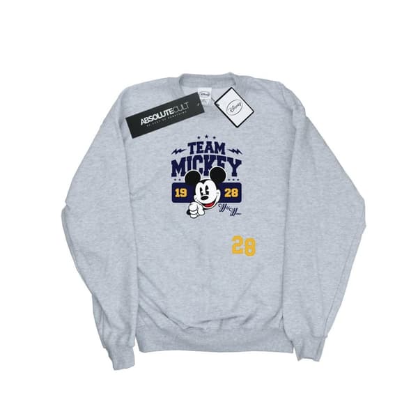 Disney Musse Pigg Team Musse-tröja för pojkar Sports Grey 9-11 Years