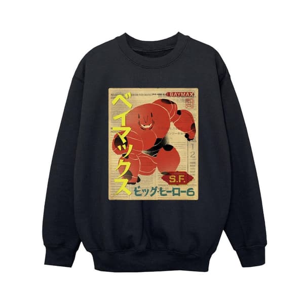 Disney Boys Big Hero 6 Baymax Baymax Newspaper Sweatshirt