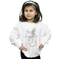 Miniatyrbillede 2 af 5: Harry Potter Girls Dragon Line Art Sweatshirt