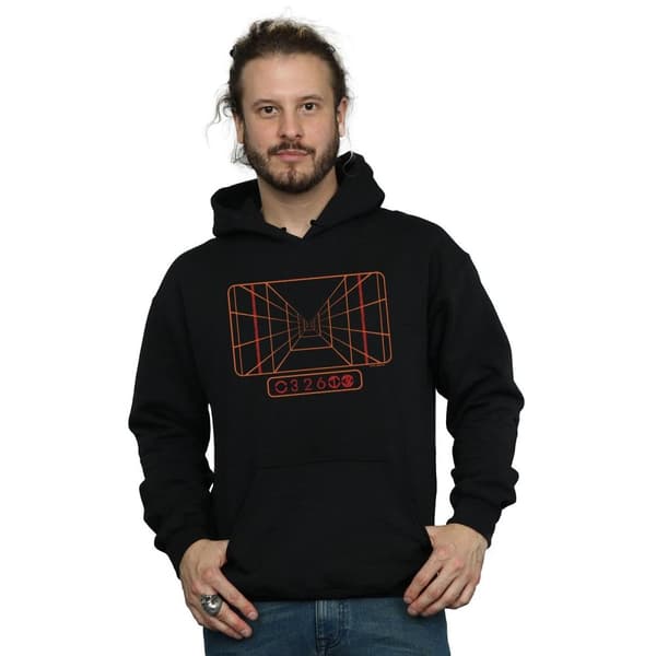 Star Wars Mens Targeting Computer Hoodie
