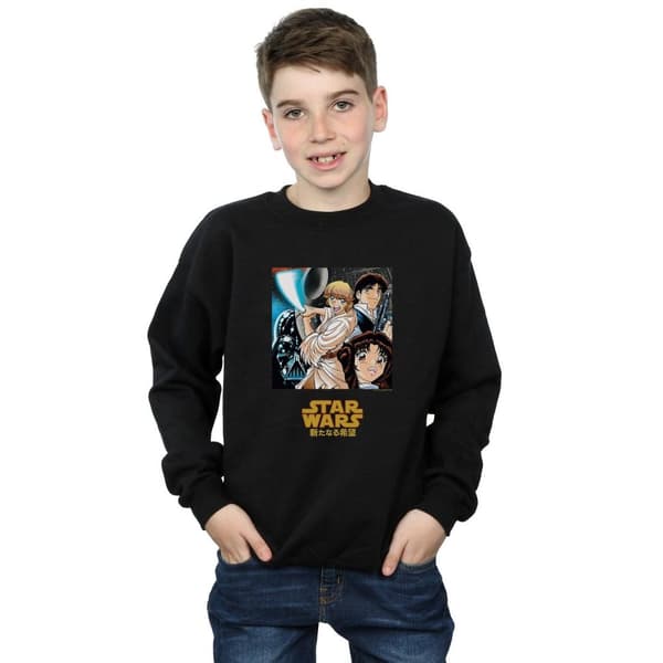 Star Wars Boys Anime Poster Sweatshirt
