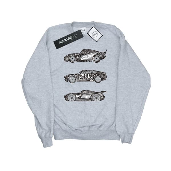 Disney Herr Cars Text Racers Sweatshirt