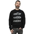 Miniatyrbilde 2 av 5: Disney Mens Cars Text Racers Sweatshirt