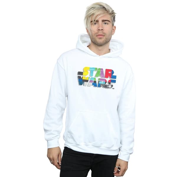 Star Wars Mens Test Card Logo Hoodie