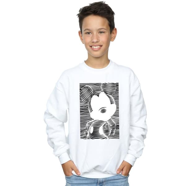 Disney Pojkar Musse Pigg Linjer Sweatshirt