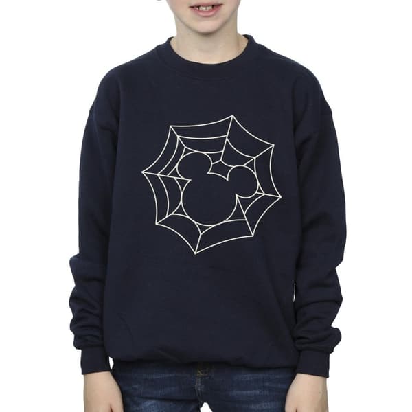 Disney Boys Mickey Mouse Spider Web Sweatshirt