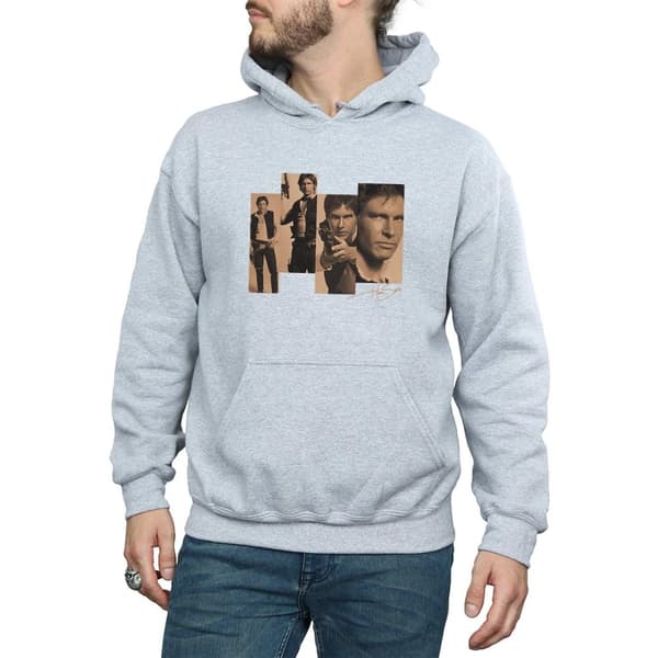 Star Wars Mens Han Solo Photoshoot Hoodie