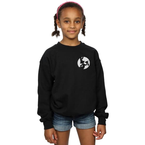 Looney Tunes Sweatshirt med brösttryck och silhuett av Bugs Bunny för flickor