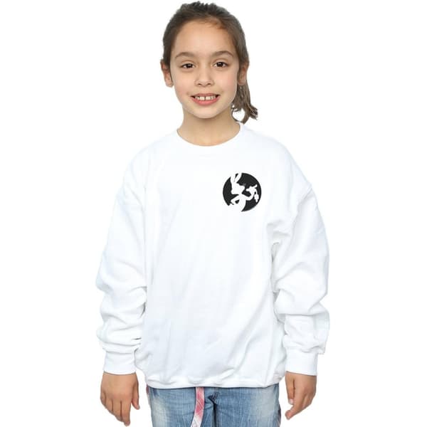 Looney Tunes Sweatshirt med brösttryck och silhuett av Bugs Bunny för flickor