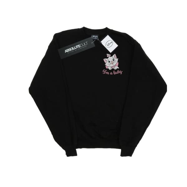 Disney Womens/Ladies Aristocats Marie I´m A Lady Breast Print Sweatshirt