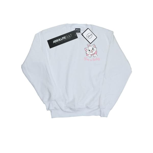 Disney Womens/Ladies Aristocats Marie I´m A Lady Breast Print Sweatshirt