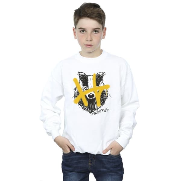 Harry Potter Hufflepuff Pop Spray-tröja för pojkar