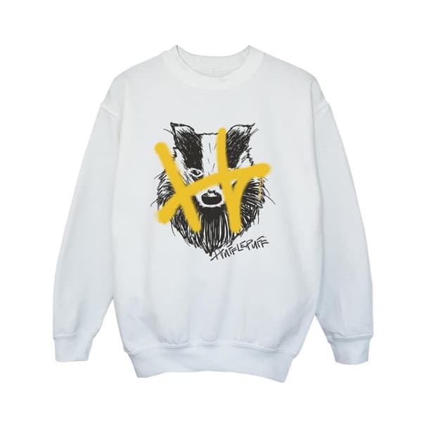 Harry Potter Hufflepuff Pop Spray-tröja för pojkar