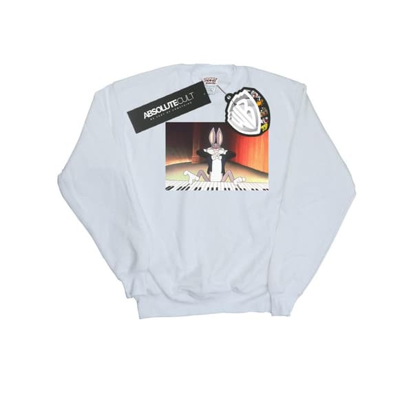 Looney Tunes Boys Bugs Bunny Playing Piano Sweatshirt