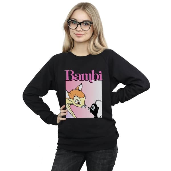 Disney Womens/Ladies Bambi Nice To Meet You Sweatshirt