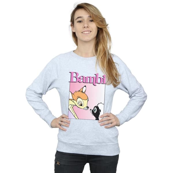 Disney Womens/Ladies Bambi Nice To Meet You Sweatshirt