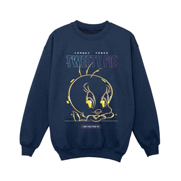 Looney Tunes Boys Tweety Glitch Sweatshirt