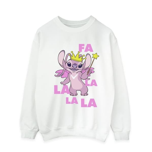 Disney Herr Lilo & Stitch Angel Fa La La Sweatshirt