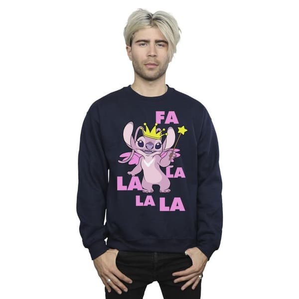 Disney Herr Lilo & Stitch Angel Fa La La Sweatshirt