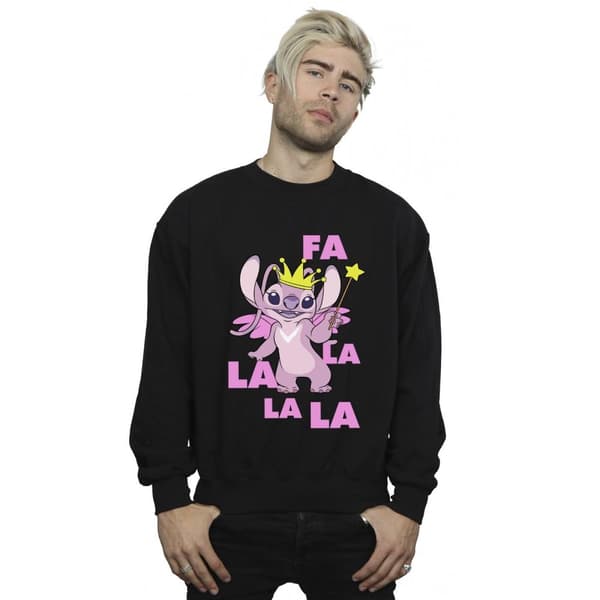 Disney Herr Lilo & Stitch Angel Fa La La Sweatshirt